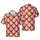 Tightly Packed Red Lobsters & Amber Beer Mugs Hawaiian Tropical Seamless Pattern Short-sleeve Hawaiian Shirt - 1
