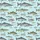 Hawaiian Fish Pattern: Realistic Sturgeon Pike Bass Salmon Catfish Aquatic Ripple Short-sleeve Hawaiian Shirt - 7