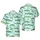 Hawaiian Fish Pattern: Realistic Sturgeon Pike Bass Salmon Catfish Aquatic Ripple Short-sleeve Hawaiian Shirt - 1