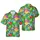 Macaw Parrot Toucan Pattern Intricate Botanical Blue Green Orange Pink Yellow 8K Short-sleeve Hawaiian Shirt - 1