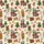 Raccoon Santa Tiki Mask Hawaiian Pattern - Christmas Gifts, Holly, Poinsettia, Candy Cane Short-sleeve Hawaiian Shirt - 7