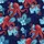 Seamless Hawaiian Octopus Fabric Design: Red Sucker Octopi, Blue Hibiscus, Polynesian Tribal Short-sleeve Hawaiian Shirt - 7