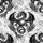 Hawaiian Dragon Motif: Black Coiled Dragons, Ink Splatter Tribal, High Contrast Sublimation Fabric Short-sleeve Hawaiian Shirt - 7