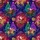 Santa Claus Horse Riding Lasso Christmas Tree Present Cosmic Hawaiian Fabric Short-sleeve Hawaiian Shirt - 7