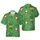 Christmas Fan Hawaiian Santa Reindeer Elf Stocking Tree Holly Bell Motif Short-sleeve Hawaiian Shirt - 1