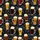 Craft Beer Lover Hawaiian: Lager Ale Stout Glasses, Frothy, Dark Mottled Short-sleeve Hawaiian Shirt - 7
