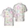 Ballerina Rose Hawaiian Print: Detailed Tropical Floral Design, Hearts Ribbons Bows Short-sleeve Hawaiian Shirt - 1