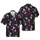 Hawaiian Geometric Triangles Animal Print 'G' Symbols Zig Zag Pink Teal Yellow Black White Art Short-sleeve Hawaiian Shirt - 1