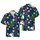 Sasquatch Fan Hawaiian Pattern: Mummy Ghost Witch Frankenstein Tropical Foliage Short-sleeve Hawaiian Shirt - 1