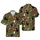 Black Cats Santa Hat Hawaiian Tropical Christmas Stockings Snowflake Motif Short-sleeve Hawaiian Shirt - 1
