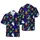 Dinosaur Hawaiian Halloween Pattern: Trick-or-Treat & Jack-o'-Lanterns Bone Short-sleeve Hawaiian Shirt - 1