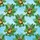 Raccoons With Bananas Plumeria Flowers Monstera Palm Fronds Hawaiian Blue Gradient Tile Short-sleeve Hawaiian Shirt - 7