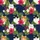 Realistic Domestic Cats Hawaiian Monstera Palm Pink Hibiscus Navy Blue Pattern Short-sleeve Hawaiian Shirt - 7