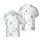 Geometric Black X Motifs & Dot Clusters: Interlocking Off-White Pattern Design Short-sleeve Hawaiian Shirt - 1