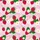 Hawaiian Ripe Red Strawberry White Daisy Pink Palm Botanical Textile Print Short-sleeve Hawaiian Shirt - 7