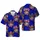 Patriotic Pirate Skulls American Flags Bald Eagles Star Crowns Gold Hoops Art Pattern Short-sleeve Hawaiian Shirt - 1