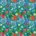 Colorful Hawaiian Bicycles: Teal, Coral Hibiscus, Plumeria, Monstera Leaf Pattern Short-sleeve Hawaiian Shirt - 7