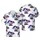 Bigfoot Guitarist Electric Guitar American Flag Navy Palm Tropical Pattern Short-sleeve Hawaiian Shirt - 1