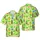 Hawaiian Tiki Mask Pineapple Cocktail Palm Leaf Dot Star Seamless 8K Print Short-sleeve Hawaiian Shirt - 1