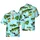 Angler's Hawaiian Fish Pattern Pike Trout Bass Catfish Water Ripple Textile Design Short-sleeve Hawaiian Shirt - 1