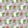 High Contrast Hawaiian Thistle Flower & Trailing Succulent Botanical Linen Weave Pattern Short-sleeve Hawaiian Shirt - 7