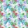 Hawaiian Turquoise Hummingbird, Magenta Hibiscus & Monstera Watercolor Pattern Short-sleeve Hawaiian Shirt - 7