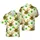 Hawaiian Skull Beer Mug & Can Pattern, Skull Hop Cones, Golden Wheat Bottle Caps Short-sleeve Hawaiian Shirt - 1