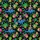 Neon Tropical Skeletons Riding Sharks & Glowing Cocktails 8K Botanical Design Short-sleeve Hawaiian Shirt - 7