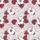 White Hibiscus Cranberry Palm Plumeria Anthurium Botanical Heathered Grey Pattern Short-sleeve Hawaiian Shirt - 7