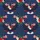 American Patriot Hawaiian Bald Eagle Flight Flag Star Motif Navy Red White Short-sleeve Hawaiian Shirt - 7