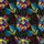 Long-Haired Cat Sunglasses Pattern: Hawaiian Tropical Paint Splatter Fabric Design Short-sleeve Hawaiian Shirt - 7