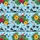 Hawaiian Paniolo Floral Pattern: Hibiscus, Roping Cowboys, Tropical Leaves, Blue Sky Short-sleeve Hawaiian Shirt - 7