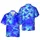 Iridescent Mermaid Scales Hawaiian Pattern - Cosmic Nebula Starburst Textile Short-sleeve Hawaiian Shirt - 1