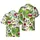 Frog with Sunglasses, American Flag, Fishing Lures & Bass Fish Tropical Hawaiian Pattern Short-sleeve Hawaiian Shirt - 1