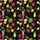 Hawaiian Cocktail Fruit Botanical Black Mosaic Fabric Design Short-sleeve Hawaiian Shirt - 7