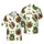 Anthropomorphic Cat Hawaiian Pattern with Feline Activities & Intricate Botanicals Short-sleeve Hawaiian Shirt - 1
