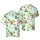 Dachshund Surf Ukulele Canoe Tropical Island Palm Hibiscus Botanical Watercolor Design Short-sleeve Hawaiian Shirt - 1