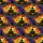 Halloween Spooky Hawaiian Haunted Houses Black Cats Jack-o'-Lanterns Bats Fabric Print Short-sleeve Hawaiian Shirt - 7