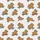 Capybara Skateboard Pattern: Blue Helmets, Brown Fur, Red Deck, Off-White Fabric Style Short-sleeve Hawaiian Shirt - 7