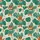 Hawaiian Cats Tiki Mask Fabric Print, Monstera, Plumeria, Cocktails - Beige Teal Orange Green Black Short-sleeve Hawaiian Shirt - 7