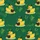 Leprechaun Duck Hawaiian Shamrocks Pattern St. Patrick's Day Gold Coin Celtic Harp Design Short-sleeve Hawaiian Shirt - 7
