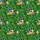 Cartoon Raccoon Hawaiian Print with Beer Steins, Gold Coins & Shamrock Mosaic Design Short-sleeve Hawaiian Shirt - 7