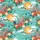 Five Skeletons Rowboat Party Hawaiian: Guitar, Drumsticks, Sharks, Palm Islands Short-sleeve Hawaiian Shirt - 7