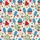 Patriotic Cupcakes, Blue Popsicles, Watermelon, Cherries, Star Hawaiian Pattern Short-sleeve Hawaiian Shirt - 7