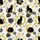 Black Cat Lover Hawaiian Pattern: Cat Silhouettes, Golden Moons & Starfield Mosaic Short-sleeve Hawaiian Shirt - 7