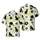 Black Cat Lover Hawaiian Pattern: Cat Silhouettes, Golden Moons & Starfield Mosaic Short-sleeve Hawaiian Shirt - 1