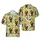 Hawaiian Tropical Bigfoot Morel Mushroom Print: Fly Agaric, Fern, Maple Leaf Short-sleeve Hawaiian Shirt - 1
