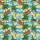 Raccoons Surfing Red Orange Boards & Vests: Hawaiian Ocean Waves, Palm Trees Tile Short-sleeve Hawaiian Shirt - 7