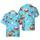 Cat Lover's Hawaiian Cats Watermelon Sunglasses Hats Parasols Sky Blue Design Short-sleeve Hawaiian Shirt - 1