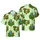 Beer Enthusiast Golden Amber Hop Cone Tropical Mug Bottle Barrel Fabric Print Short-sleeve Hawaiian Shirt - 1